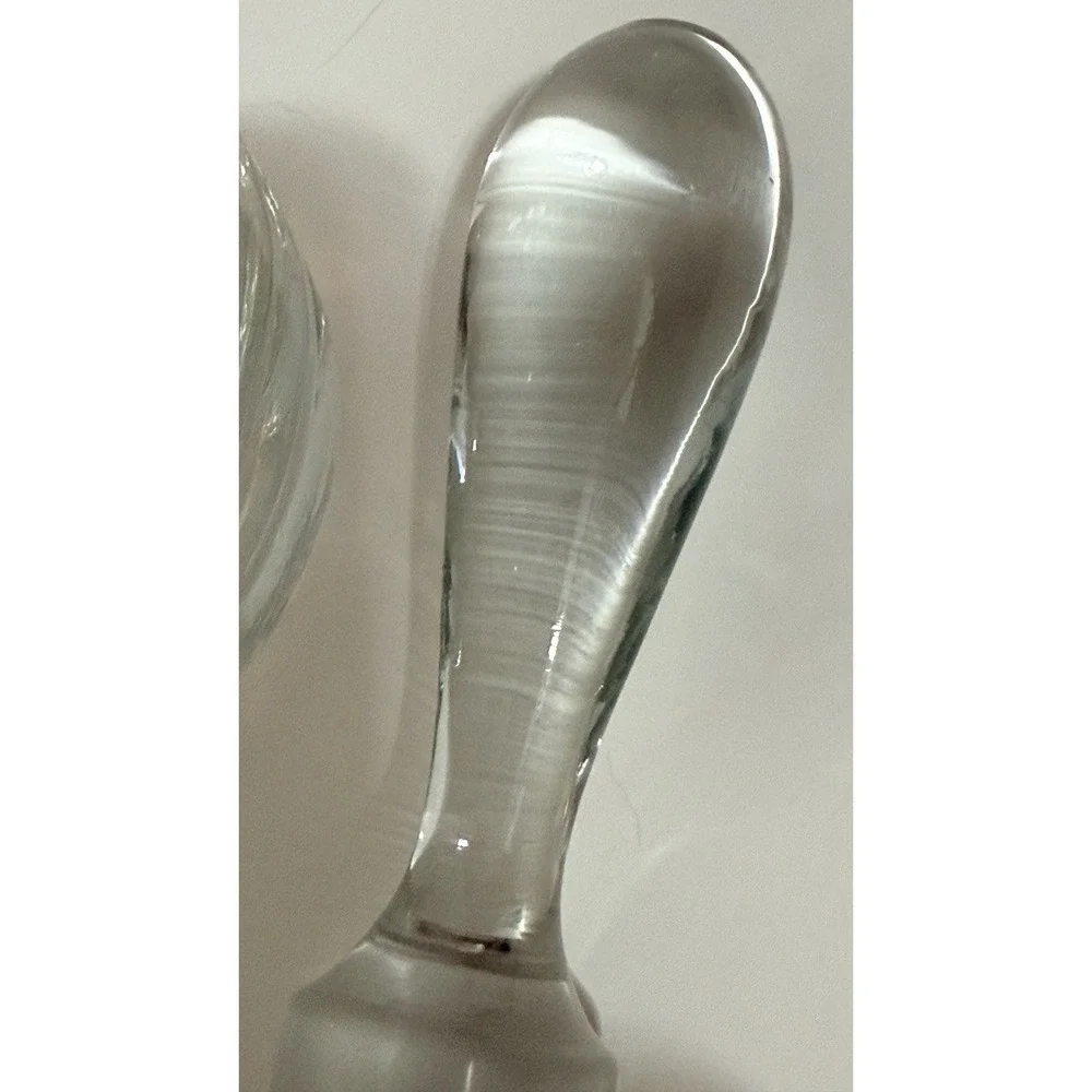 Vintage Toscany Handblown Iridescent Decanter Genie Bottle With Stopper 15